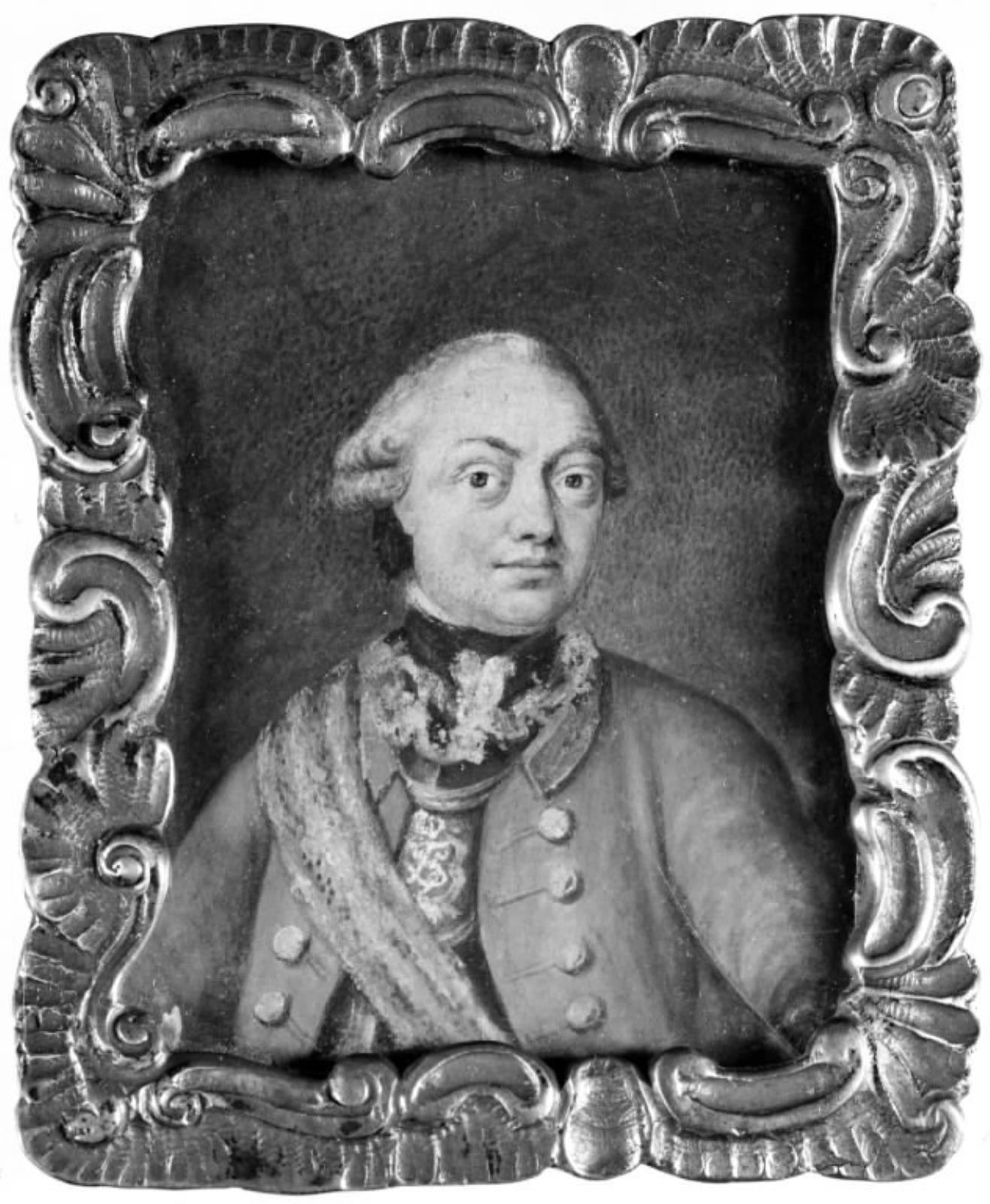 Ubekendt officer af Frederik V's livregiment