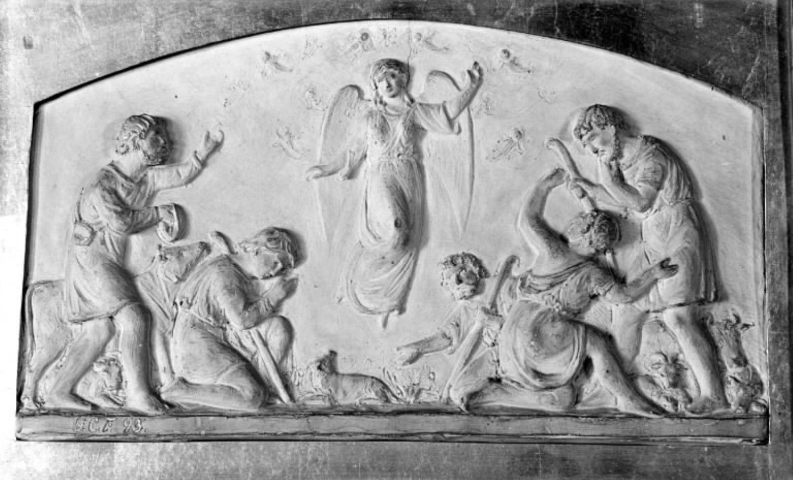 Englen viser sig for hyrderne på marken