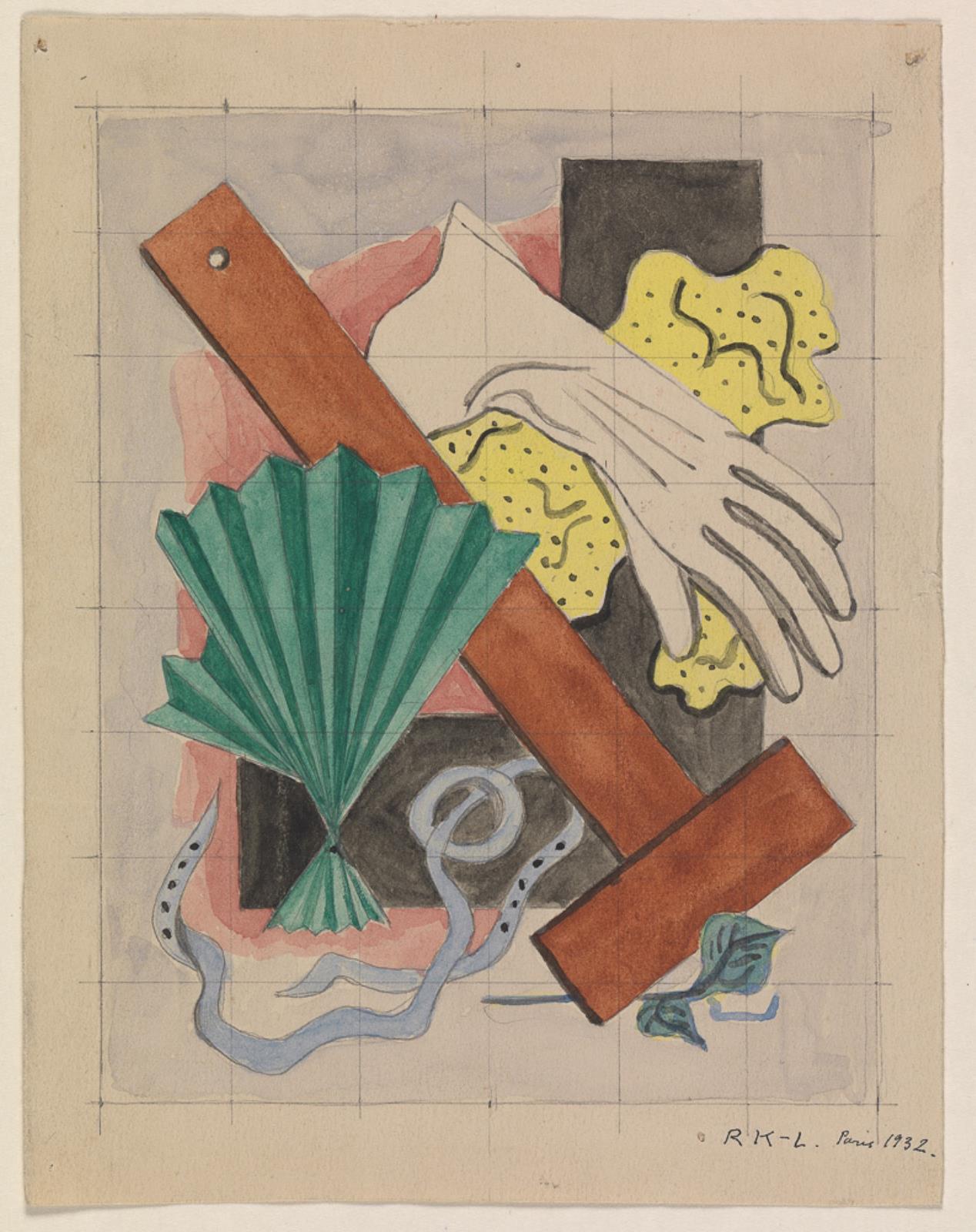 Abstraktion, Rita Kernn-Larsen, 1932