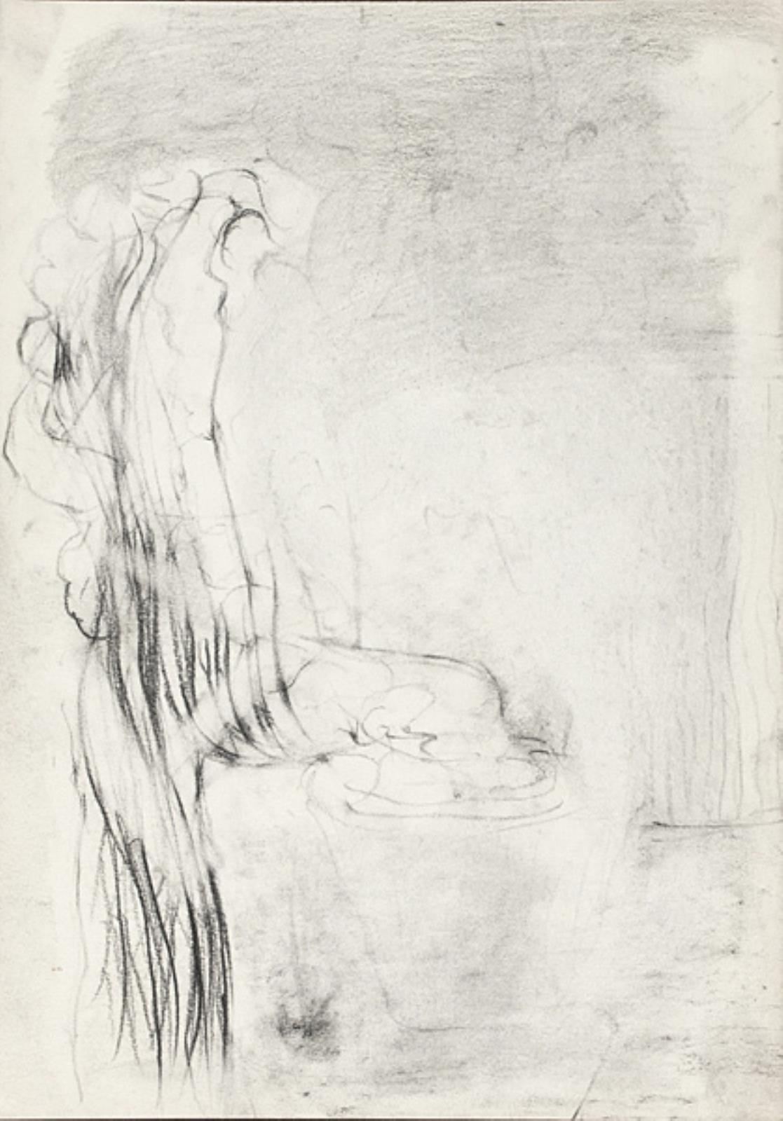 Tegning, Annemette Larsen, 1987