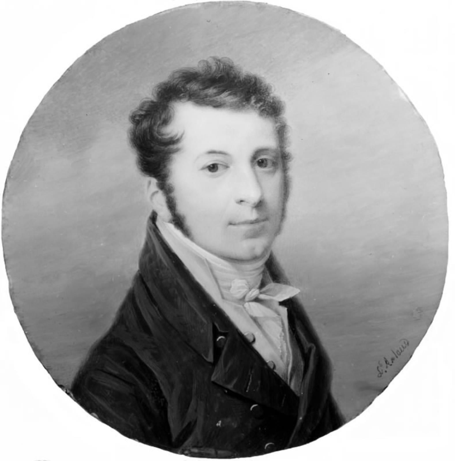 Portræt af Francois Louis Arlaud, kunstnerens broder