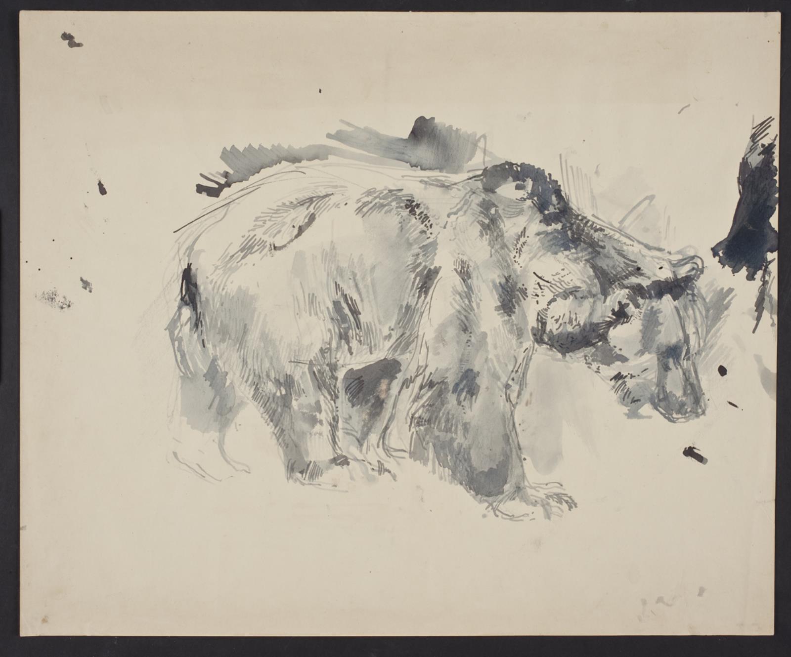 Gående bjørn, Mogens Bøggild, 1937