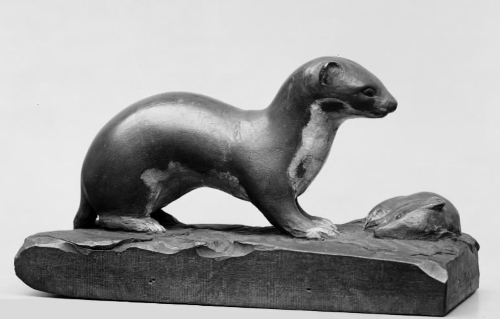 Brud med mus, Johannes Larsen, 1910-1911
