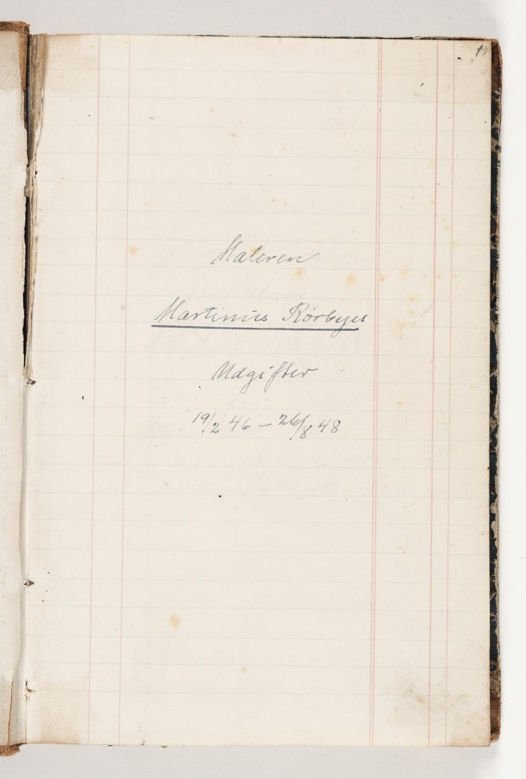 Forsats til regnskabsbog