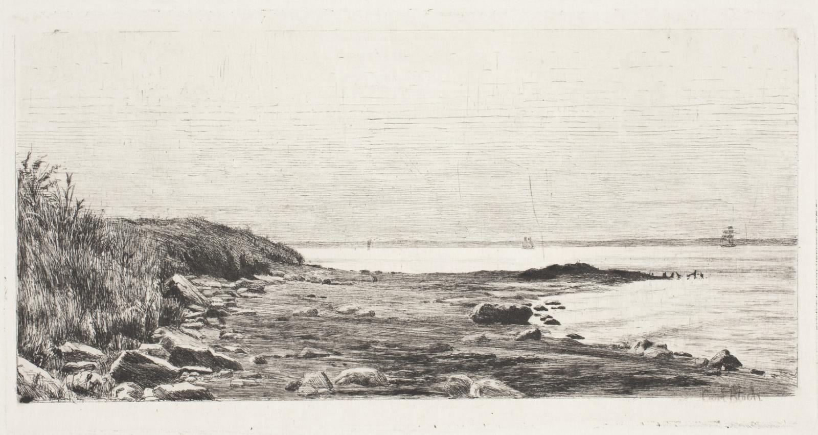 Strandparti med solskin i havet