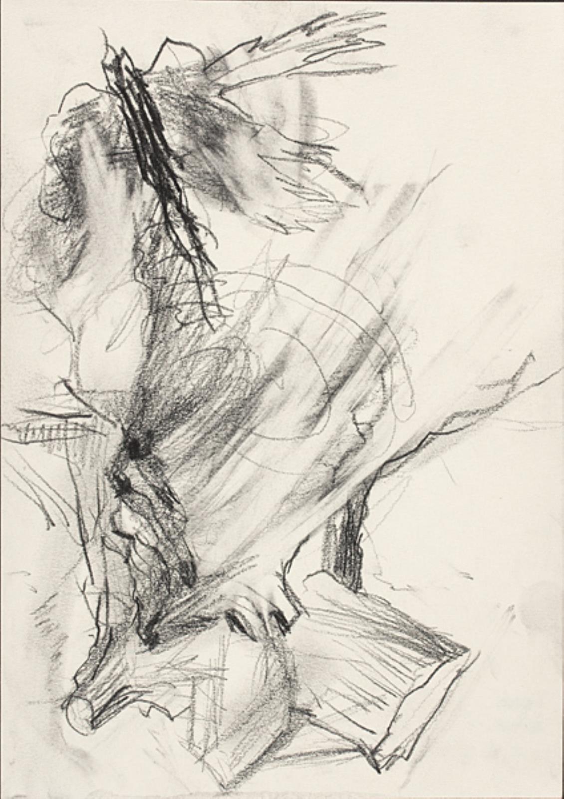 Tegning, Annemette Larsen, 1984
