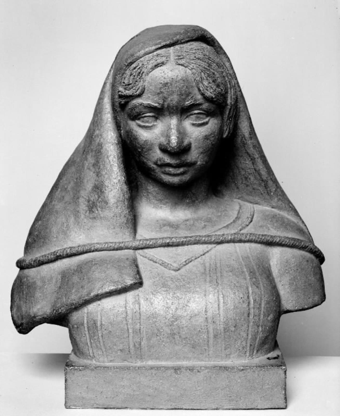 Lupita. Kvinde med slør, Adam Fischer, 1950
