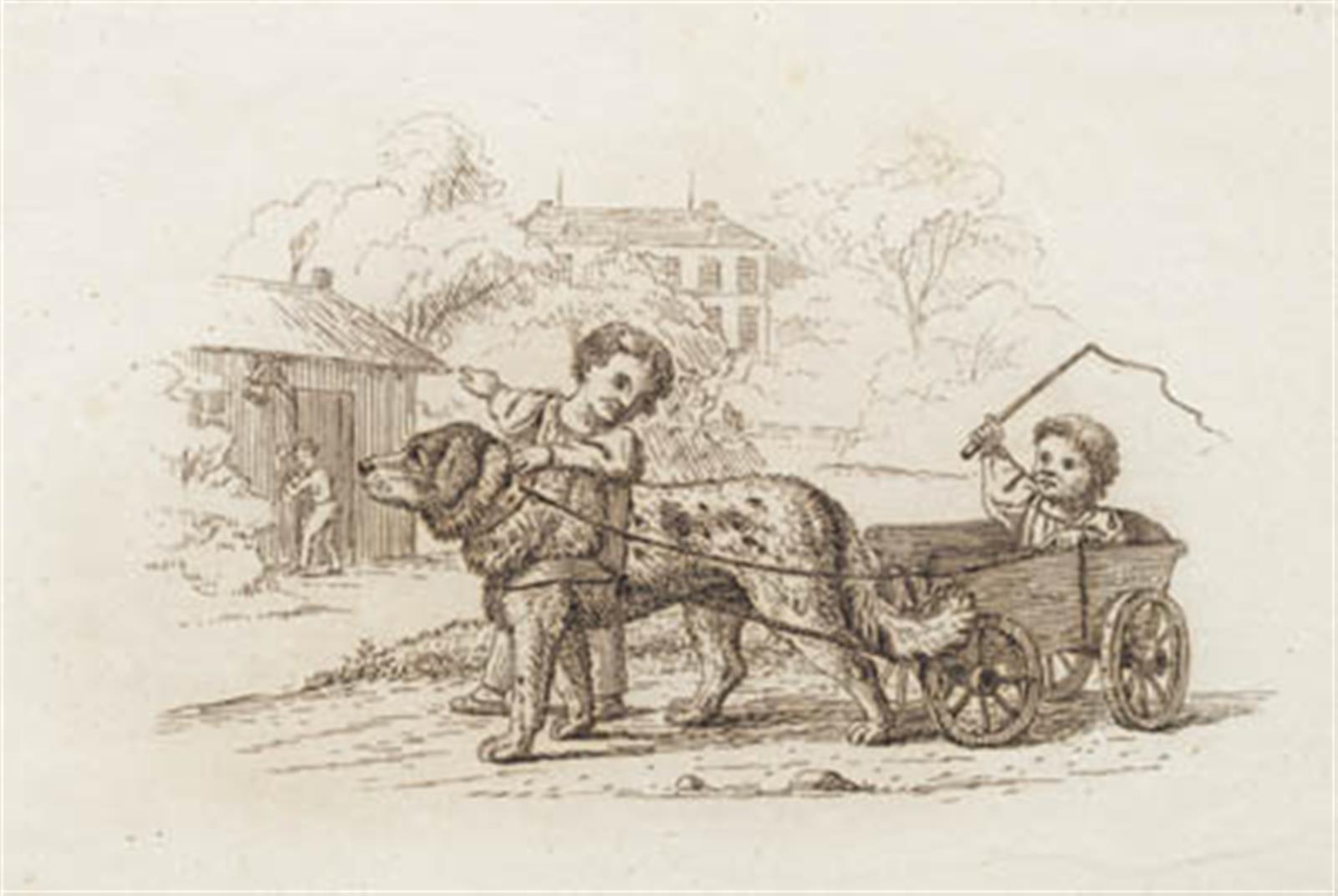 Illustration til "Halvhundrede Fabler for Børn" af Hey