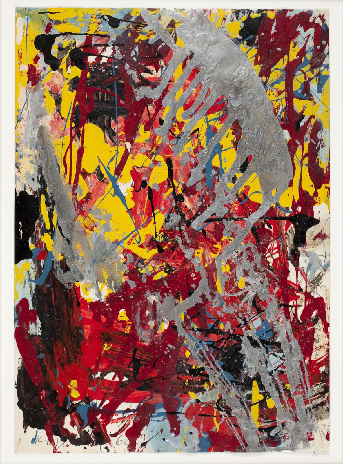 Emaljelakbillede, Arthur Köpcke, 1960