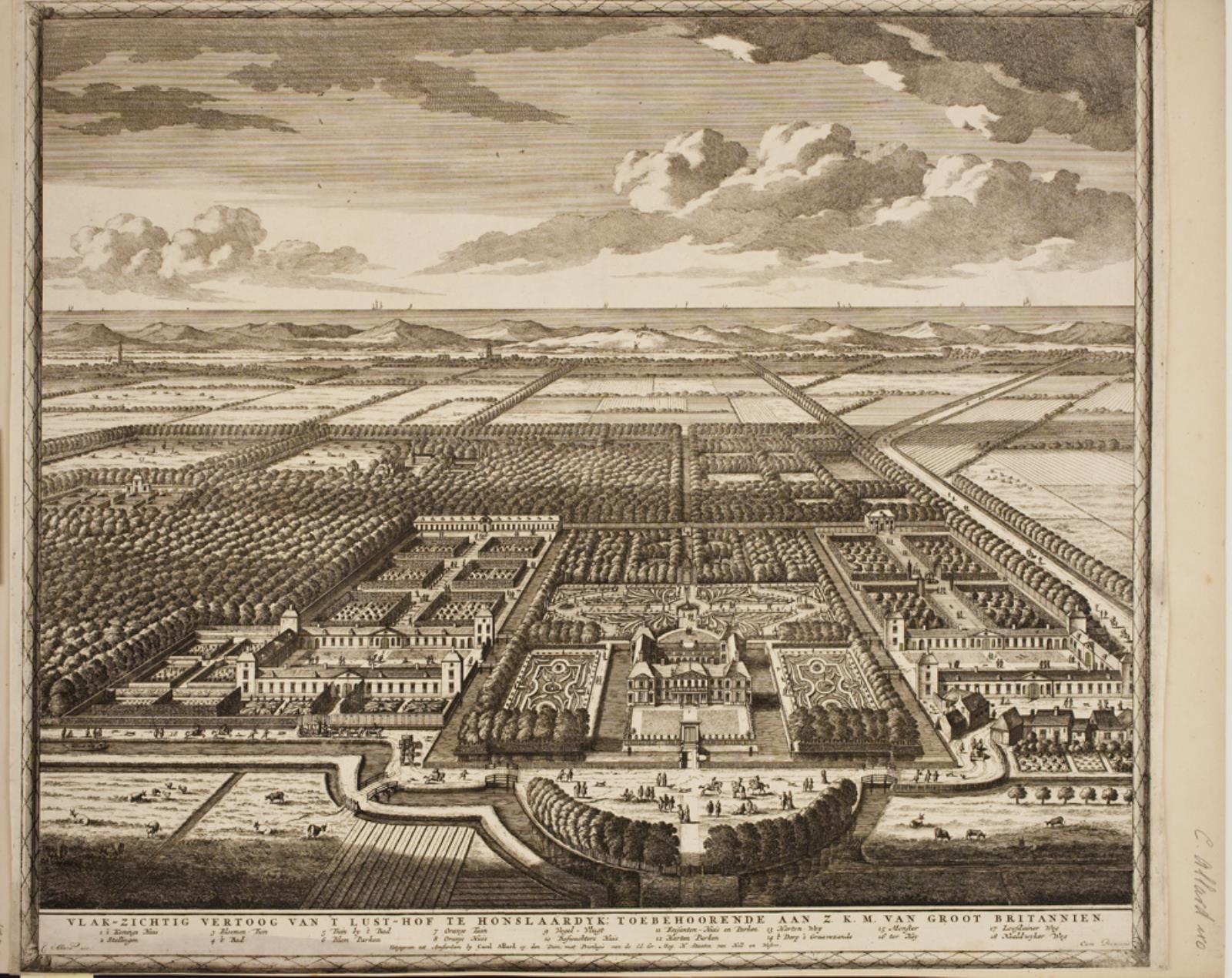 Frederik Henriks lystslot i Hornslaardyck ved Gravesand