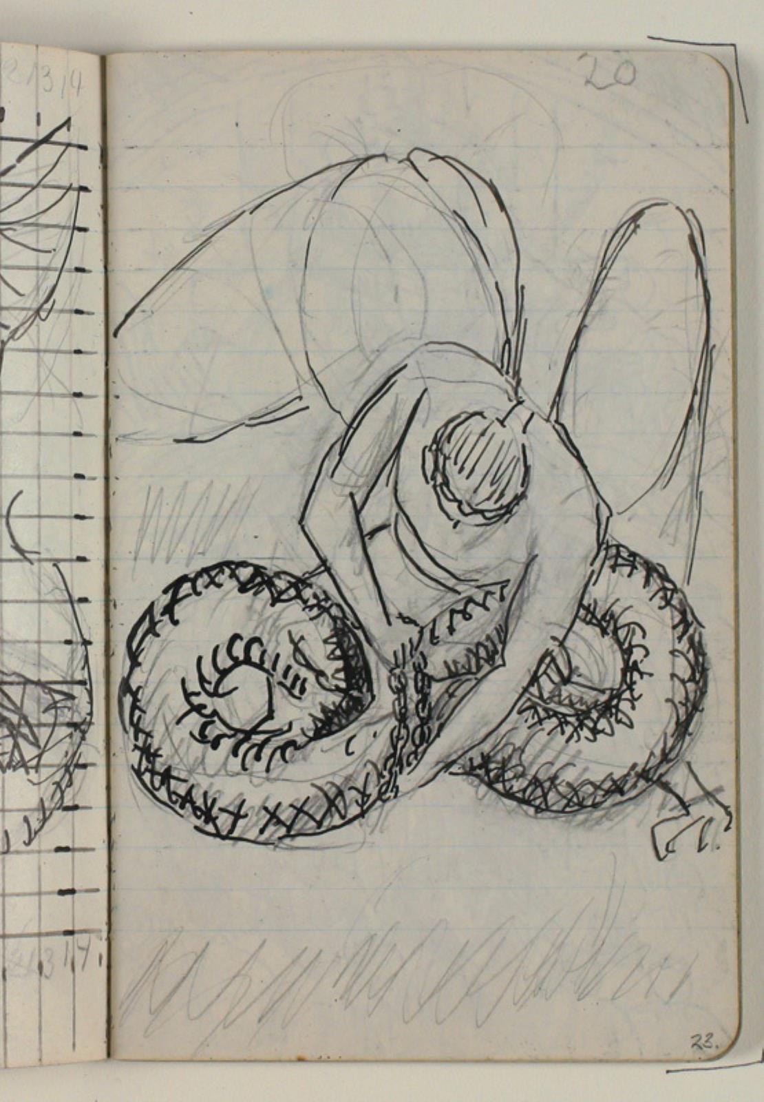 Englen binder dragen