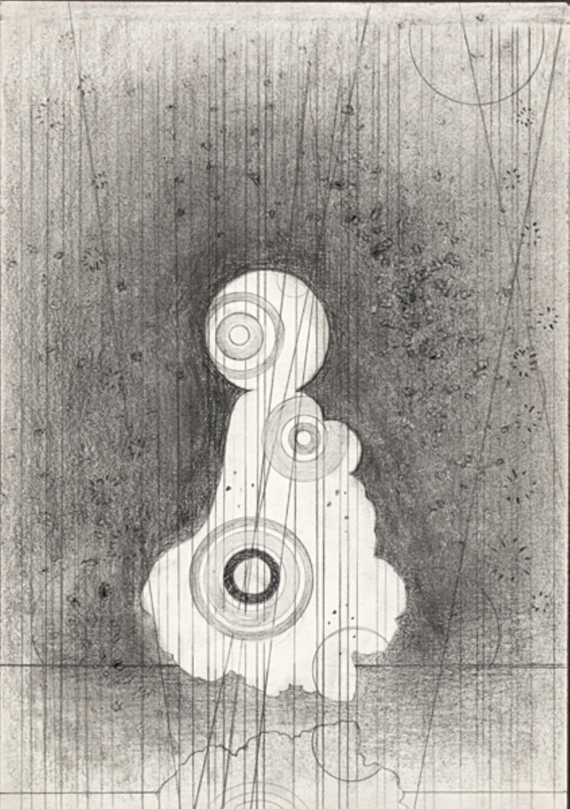 Tegning, Annemette Larsen, 1992-1993