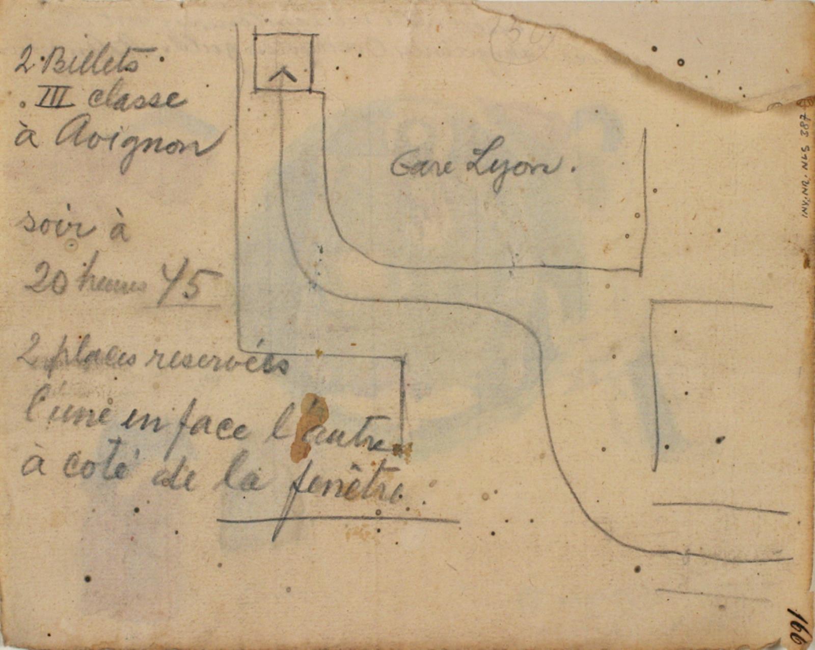 Tegnet vejangivelse, Gare Lyon