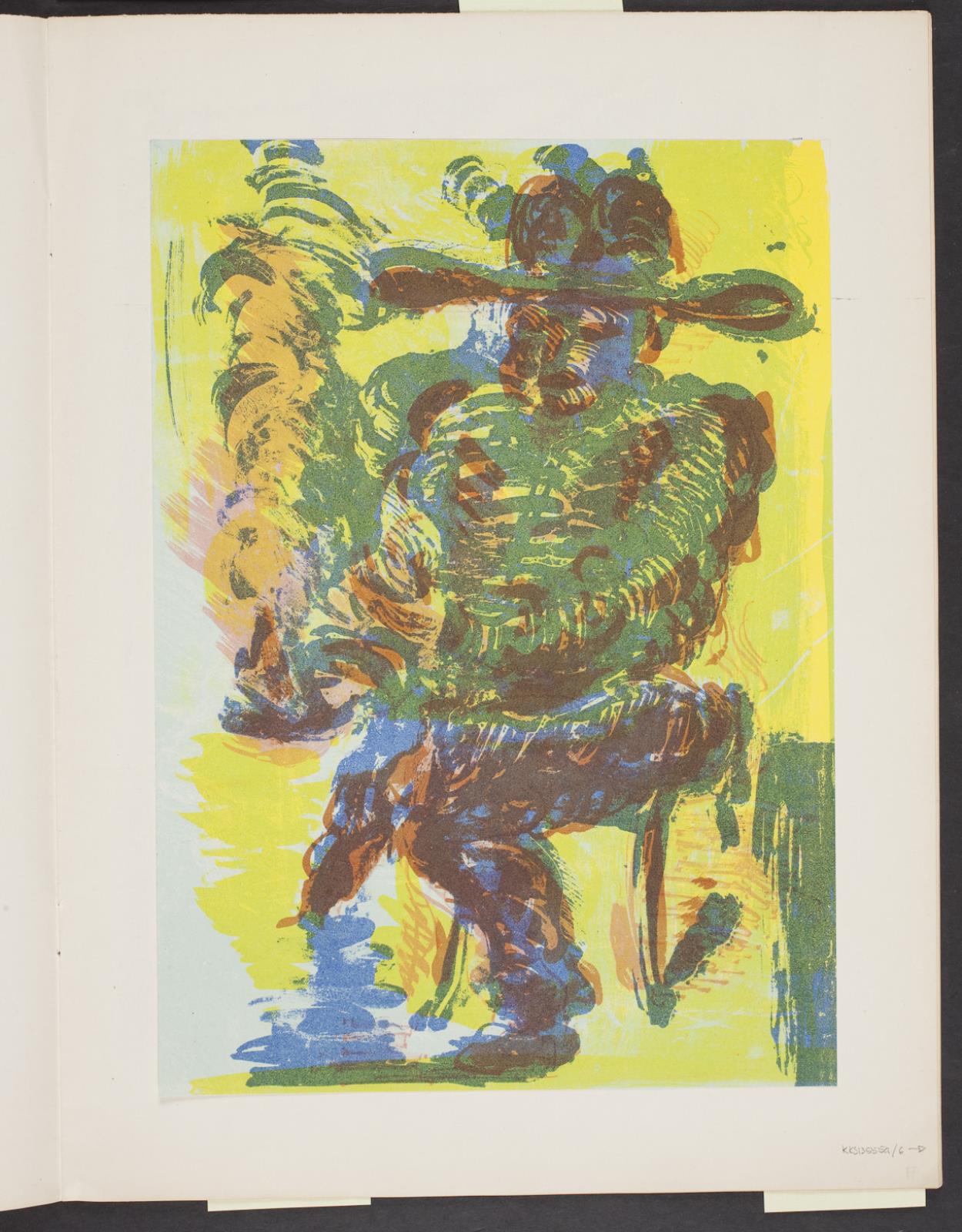 Siddende mand, Vilhelm Lundstrøm, 1920