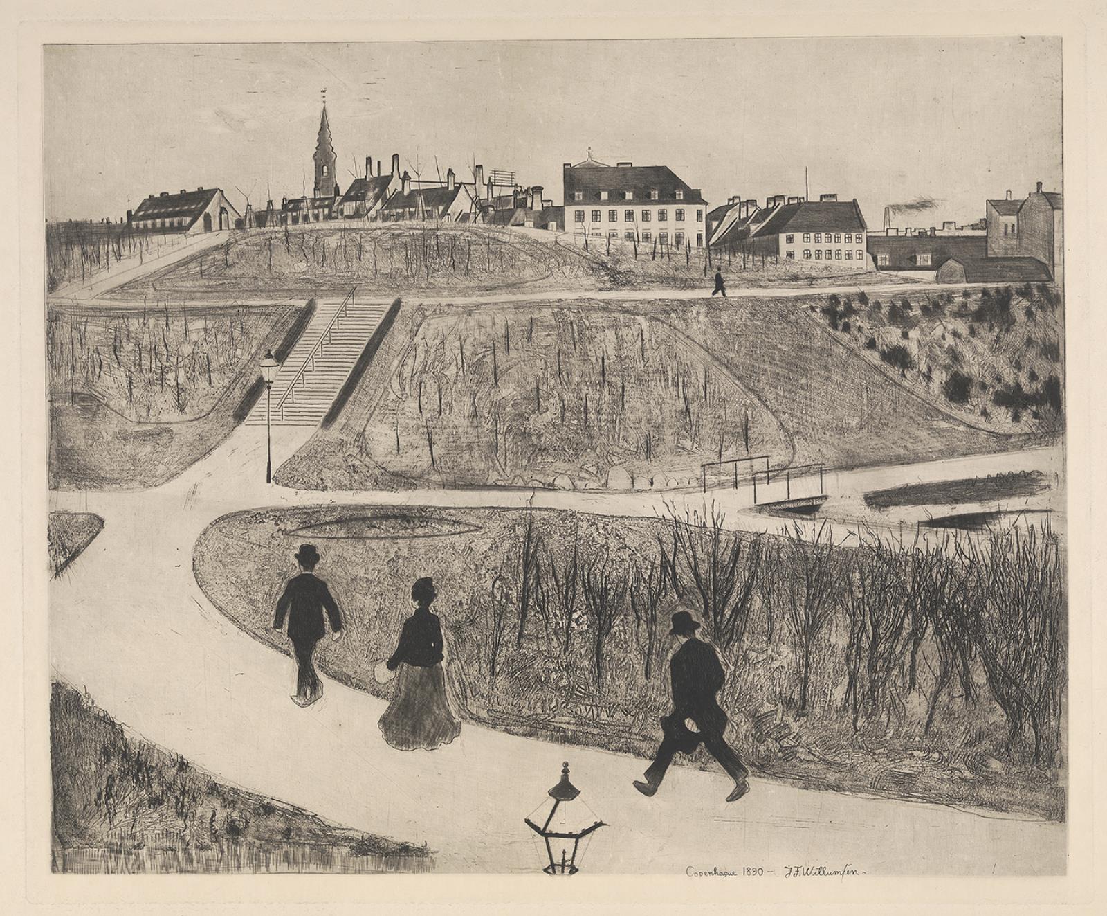 Aborreparken, J.F. Willumsen, 1890