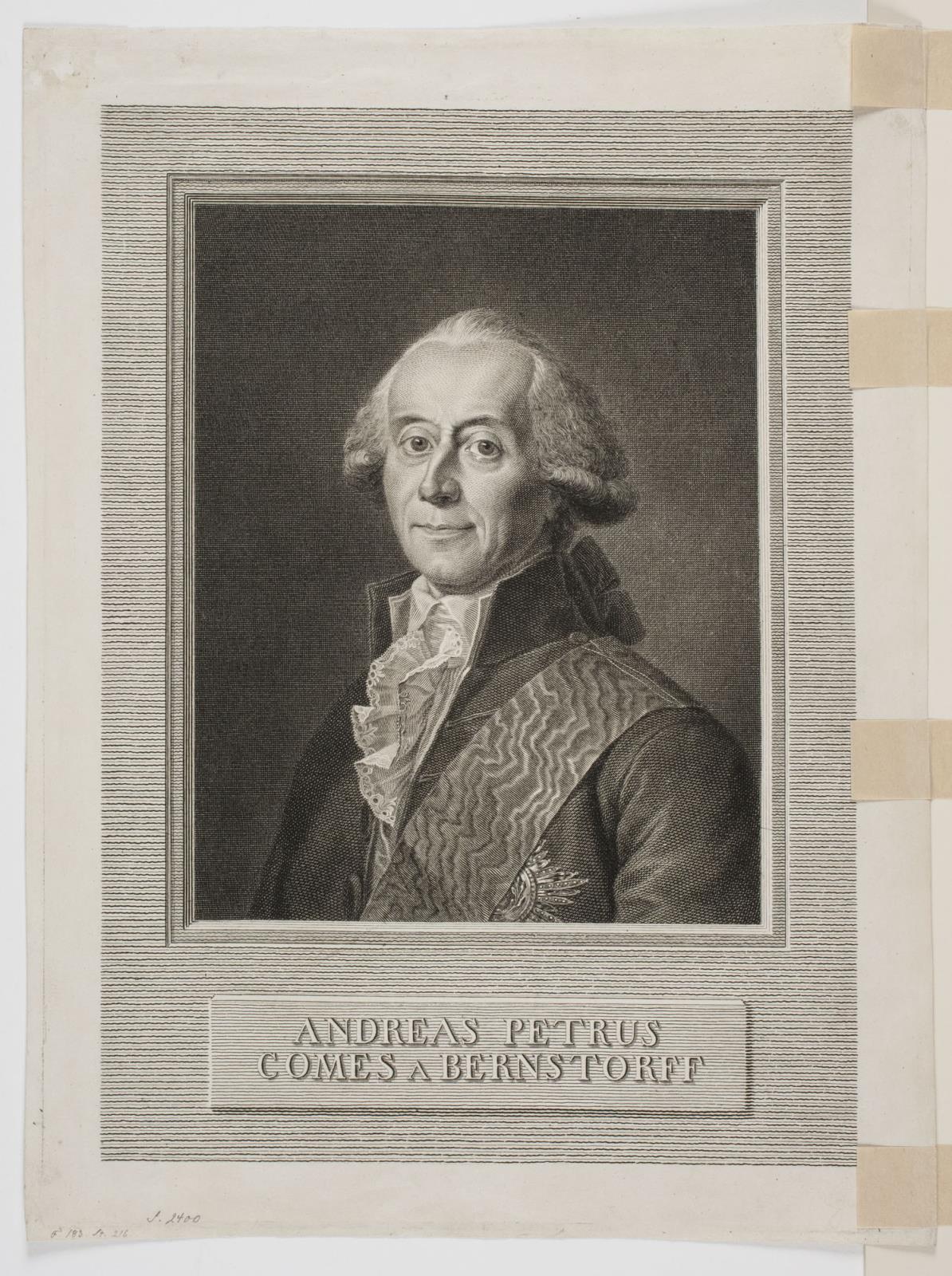 Andreas Petrus Comes a Bernstorff