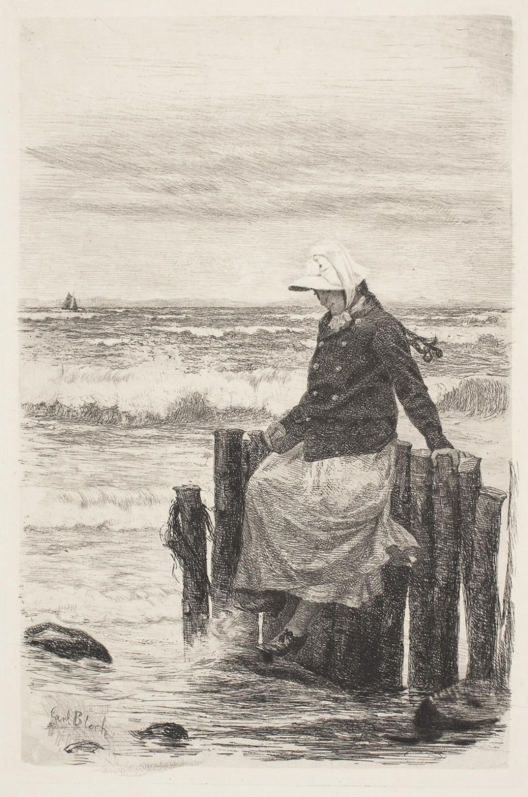 Pigen ved bolværket