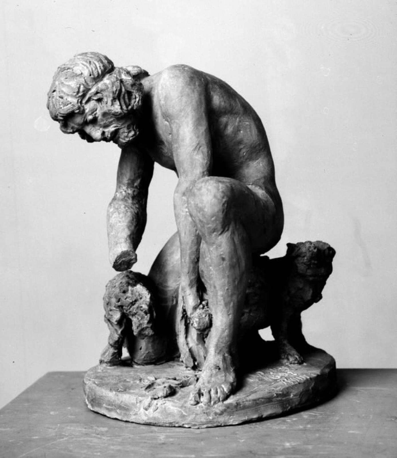 Samson binder to ræves haler sammen for at antænde dem