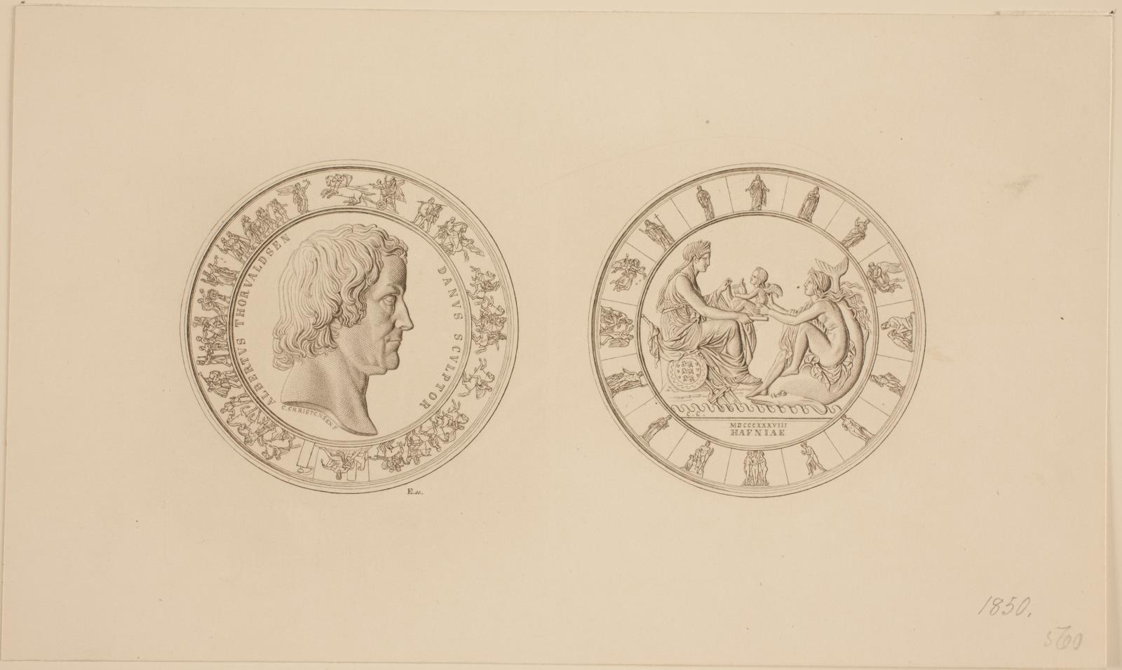 Medalje over Thorvaldsen