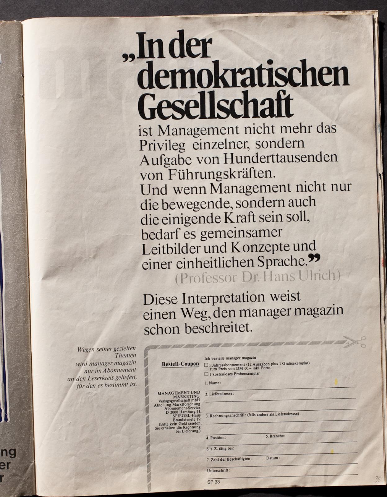 Blank, Arthur Köpcke, 1972