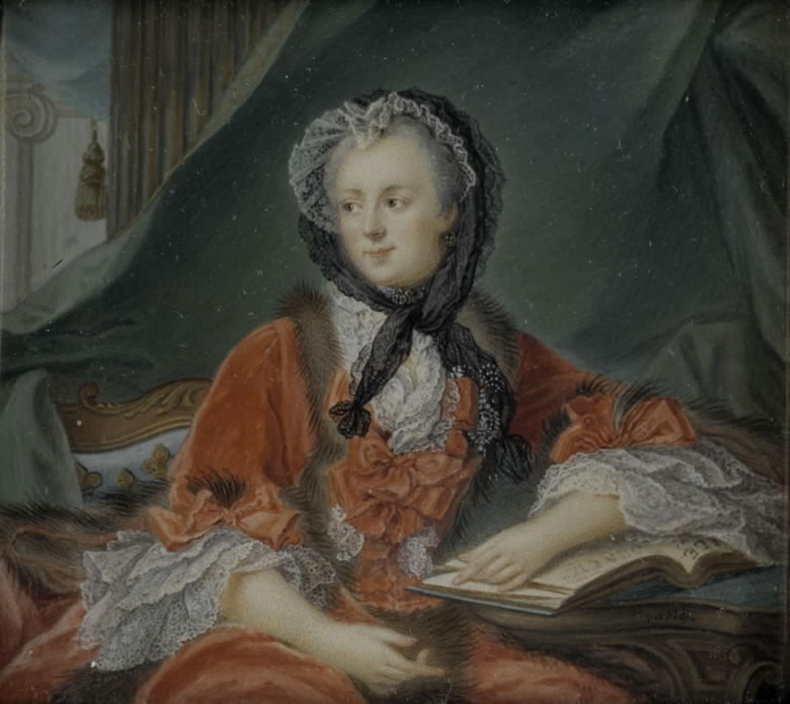 Portræt af Marie Leszczinska, dronning af Frankrig 1702 – 1767, | SMK Open