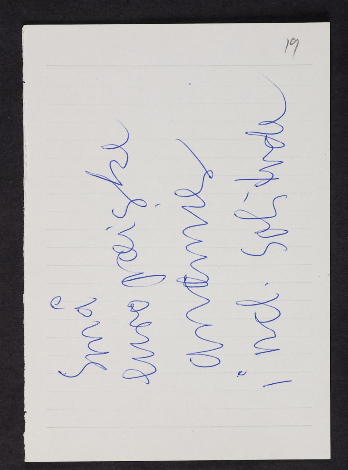 Notater, Claus Carstensen, 1986