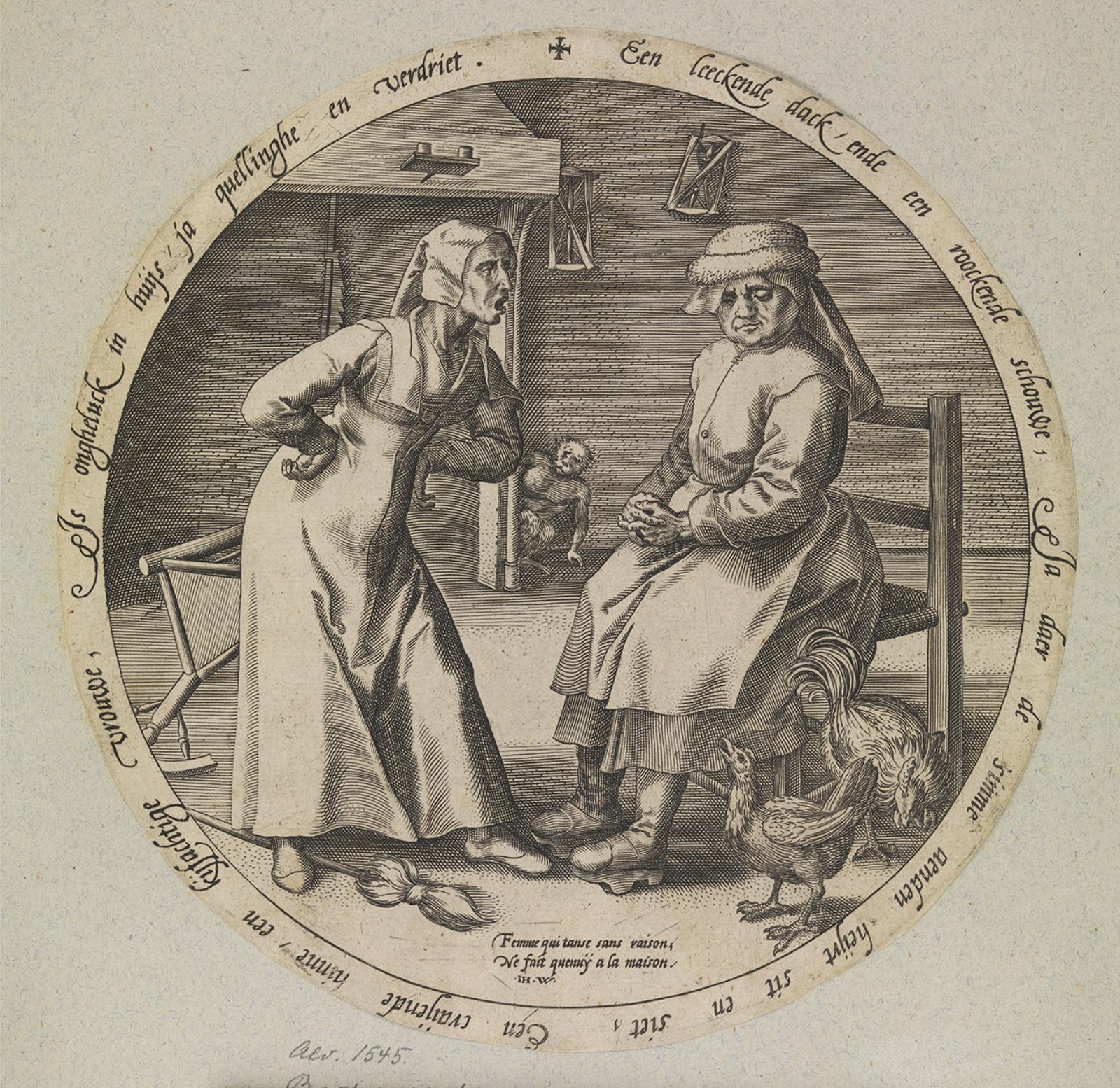 Den skjældende kvinde og den kaglende høne