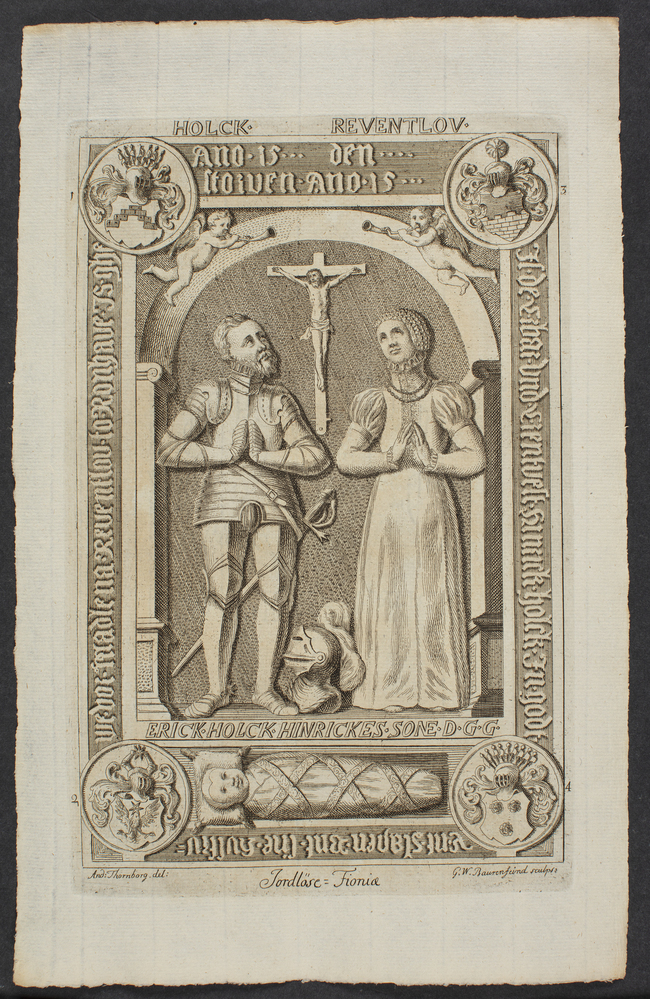 Henrik Holt og hustrus gravsten