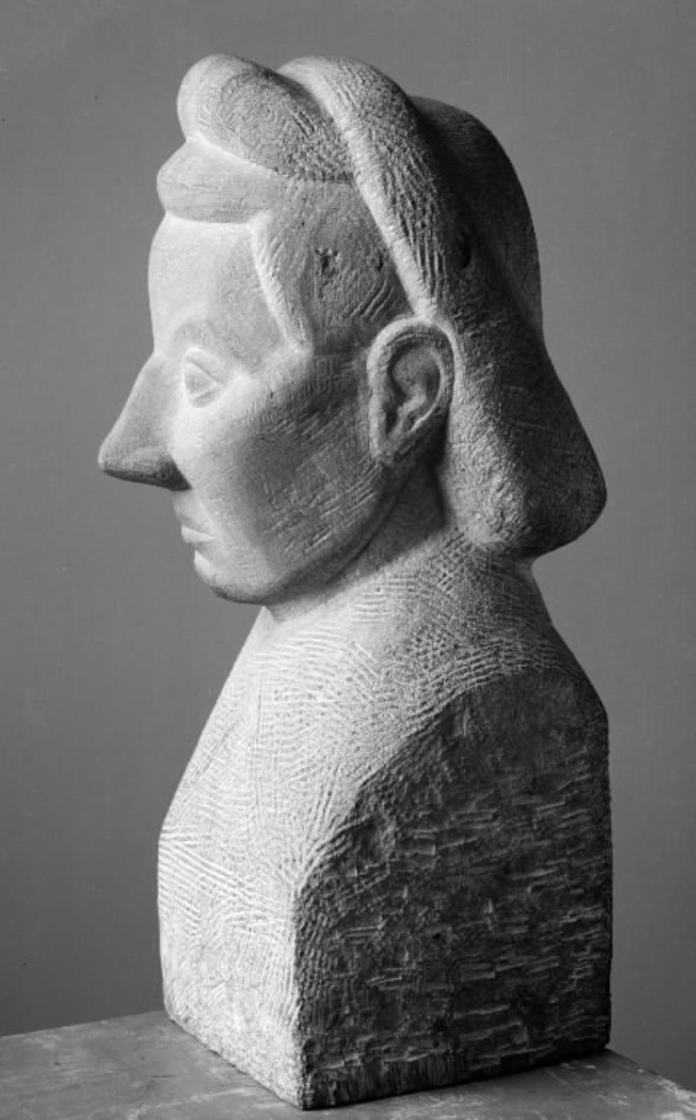 Portræt af en ældre dame, Gunnar Westman, 1952