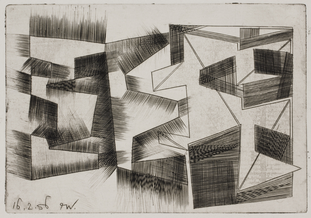 Komposition, Richard Winther, 1956
