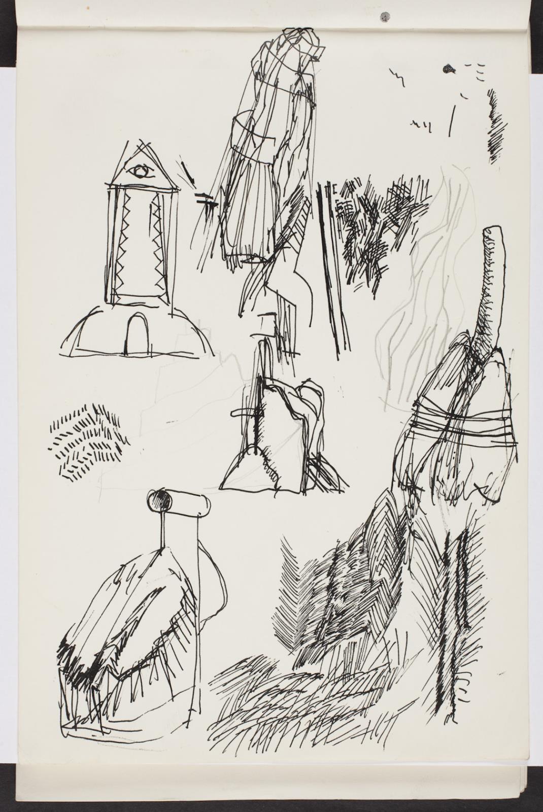 Adskillige udkast til monumenter, Bjørn Nørgaard, 1978