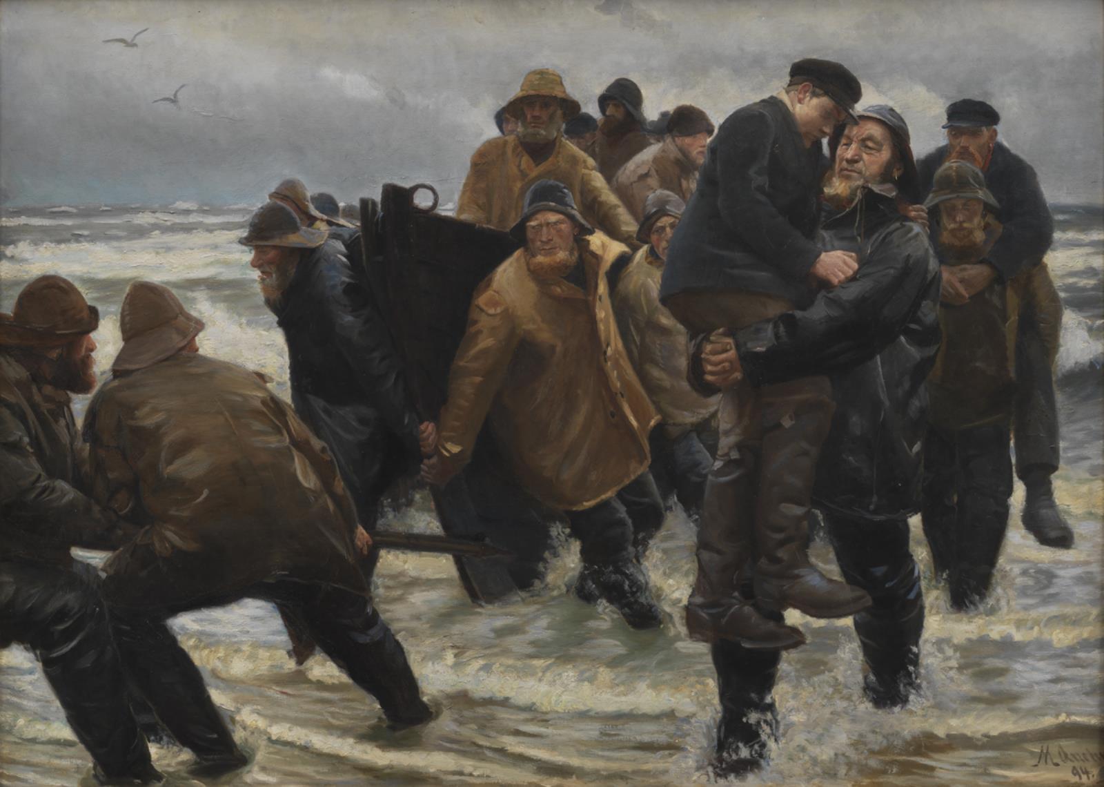 reddet, 1894, Michael Ancher | SMK Open