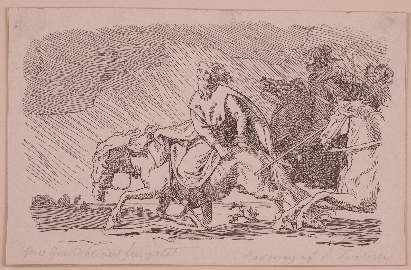 Illustration til "Striden med Jens Grand"