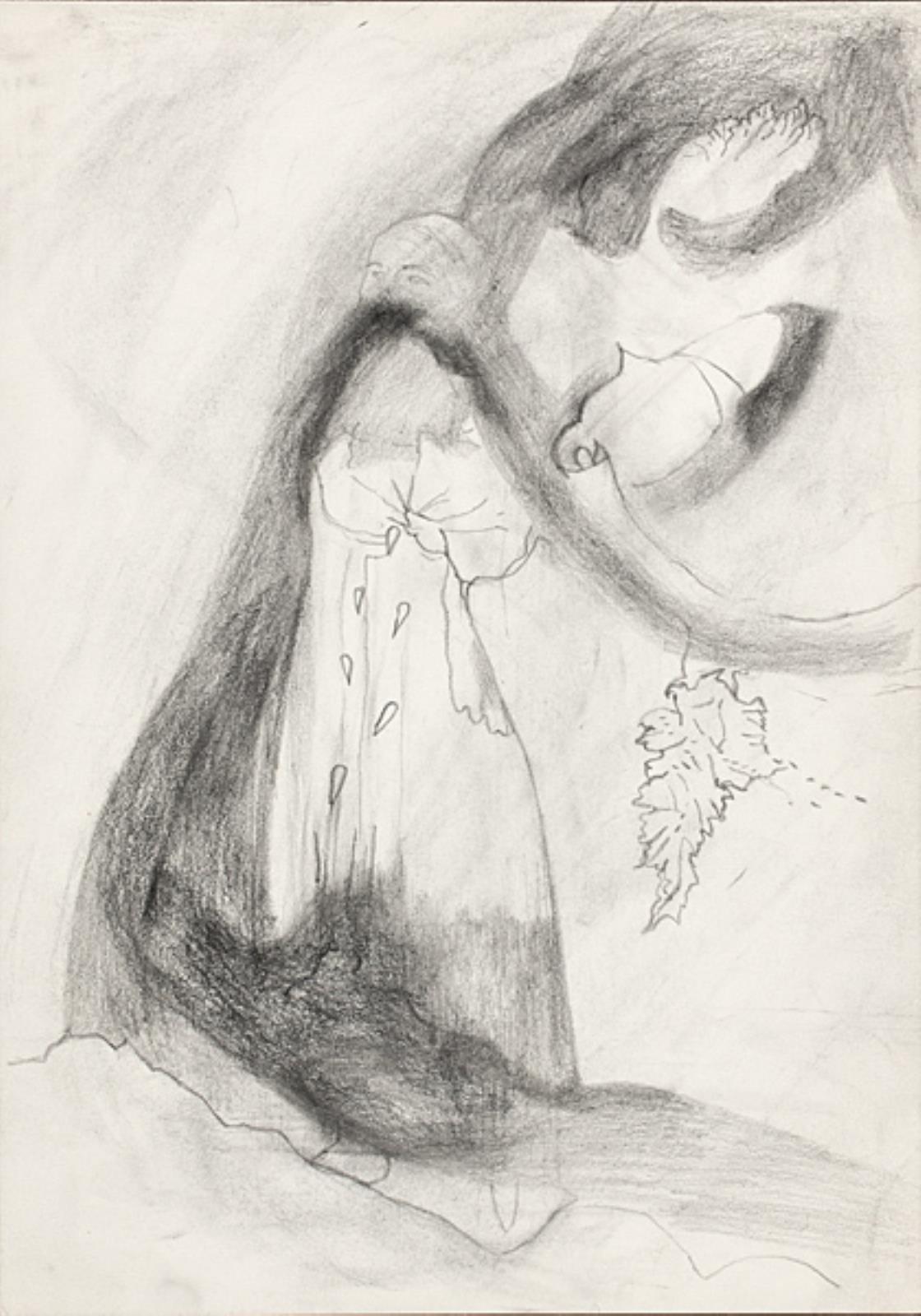 Tegning, Annemette Larsen, 1987