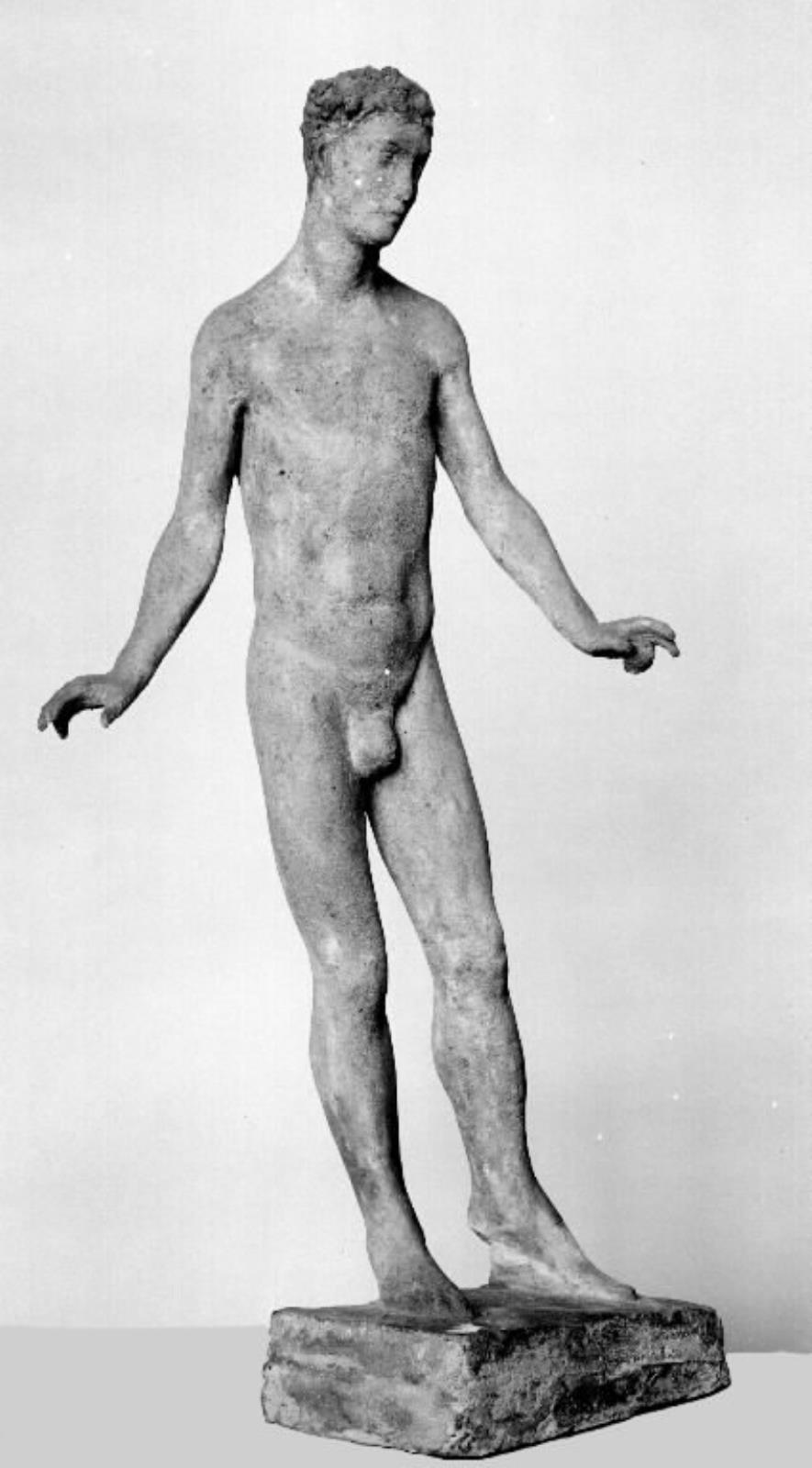 Rejse tiltale accelerator Udsøgt Mandlig figur. Stående nøgen mand, 1921 – 1925, Jean Gauguin | SMK Open