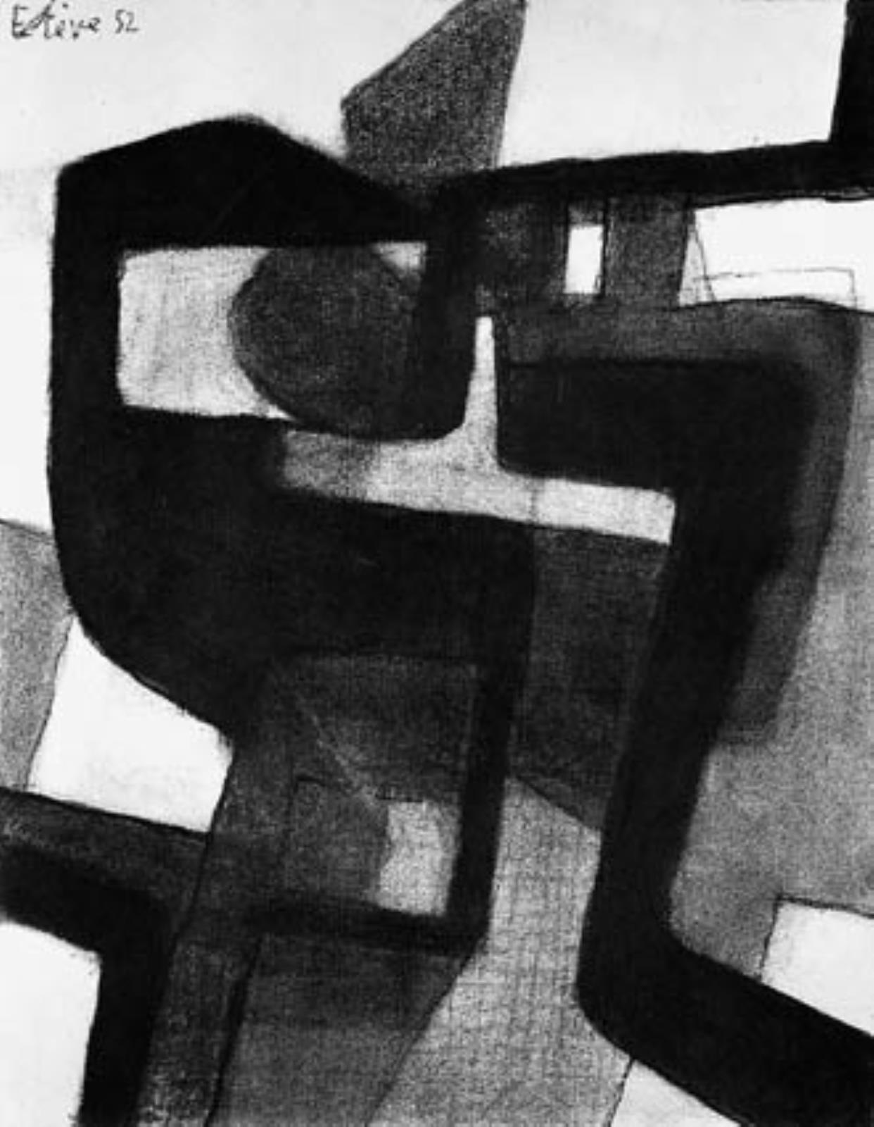 Komposition, Maurice Estève, 1952