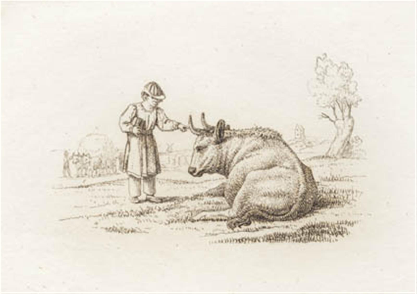 Illustration til "Halvhundrede Fabler for Børn" af Hey