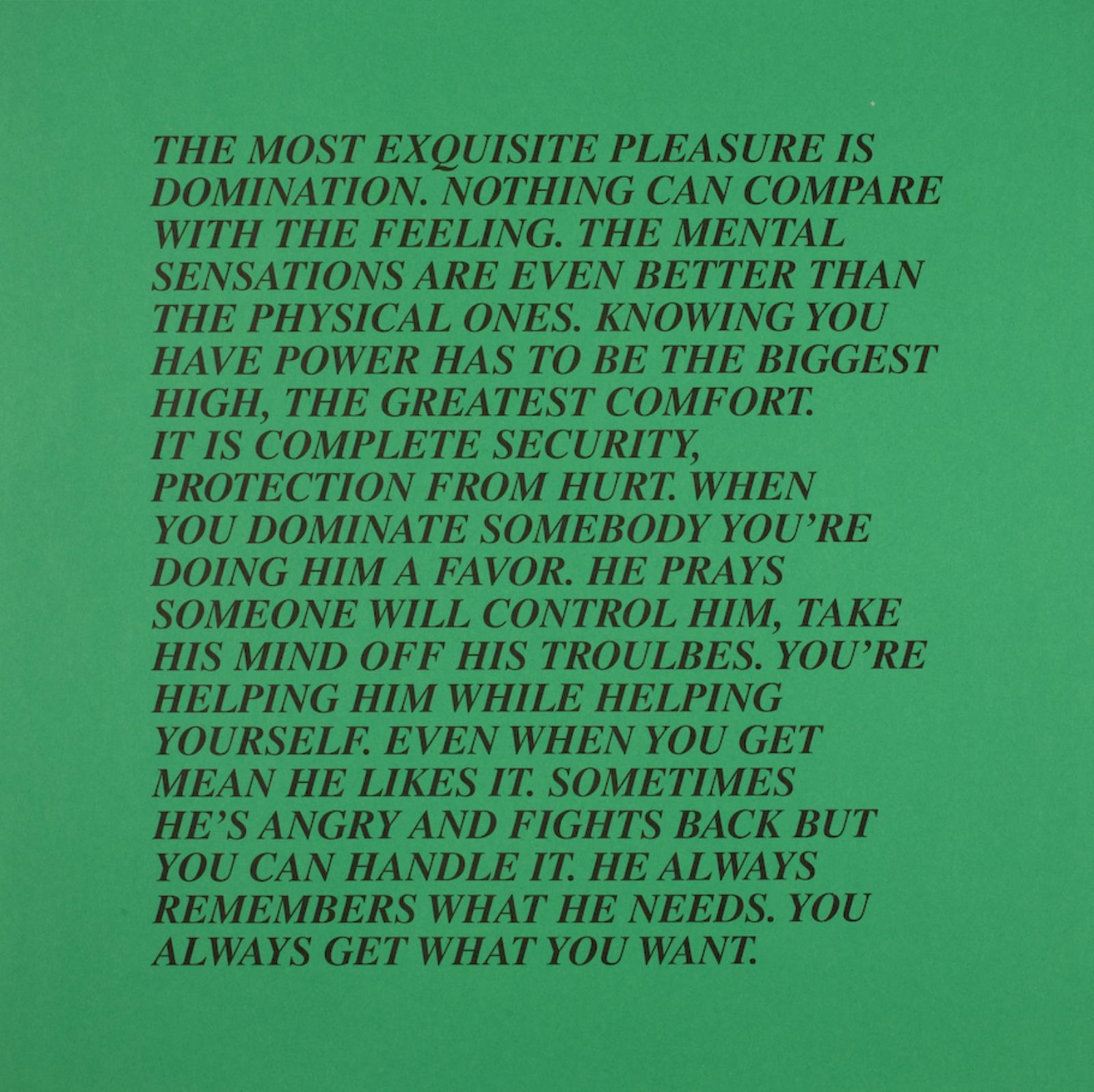 Inflammatory Essay, Jenny Holzer, 1979