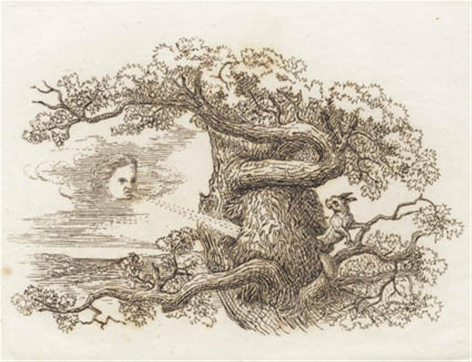 Illustration til "Halvhundrede Fabler for Børn" af Hey