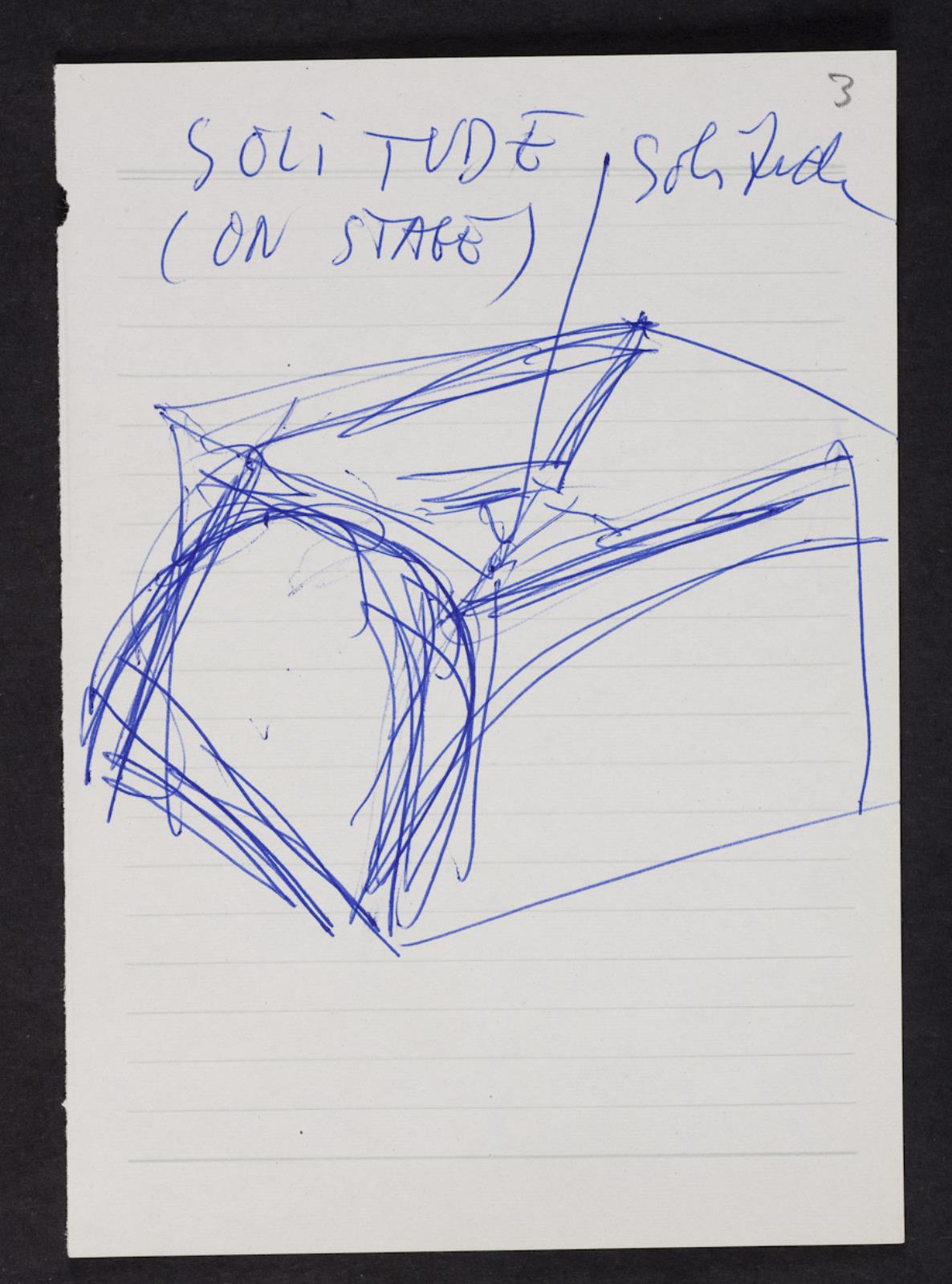Skitse og notater, Claus Carstensen, 1986