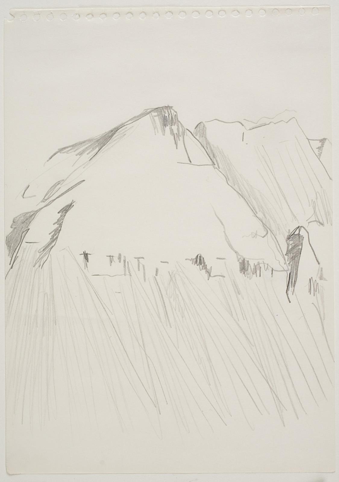 Bjergprofil. Pearyland, Per Kirkeby, 1963