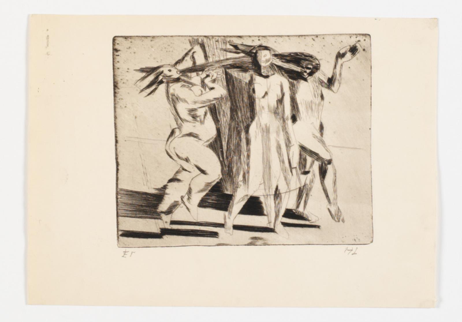 Uden titel, Hans Lollesgaard, 1950-1959