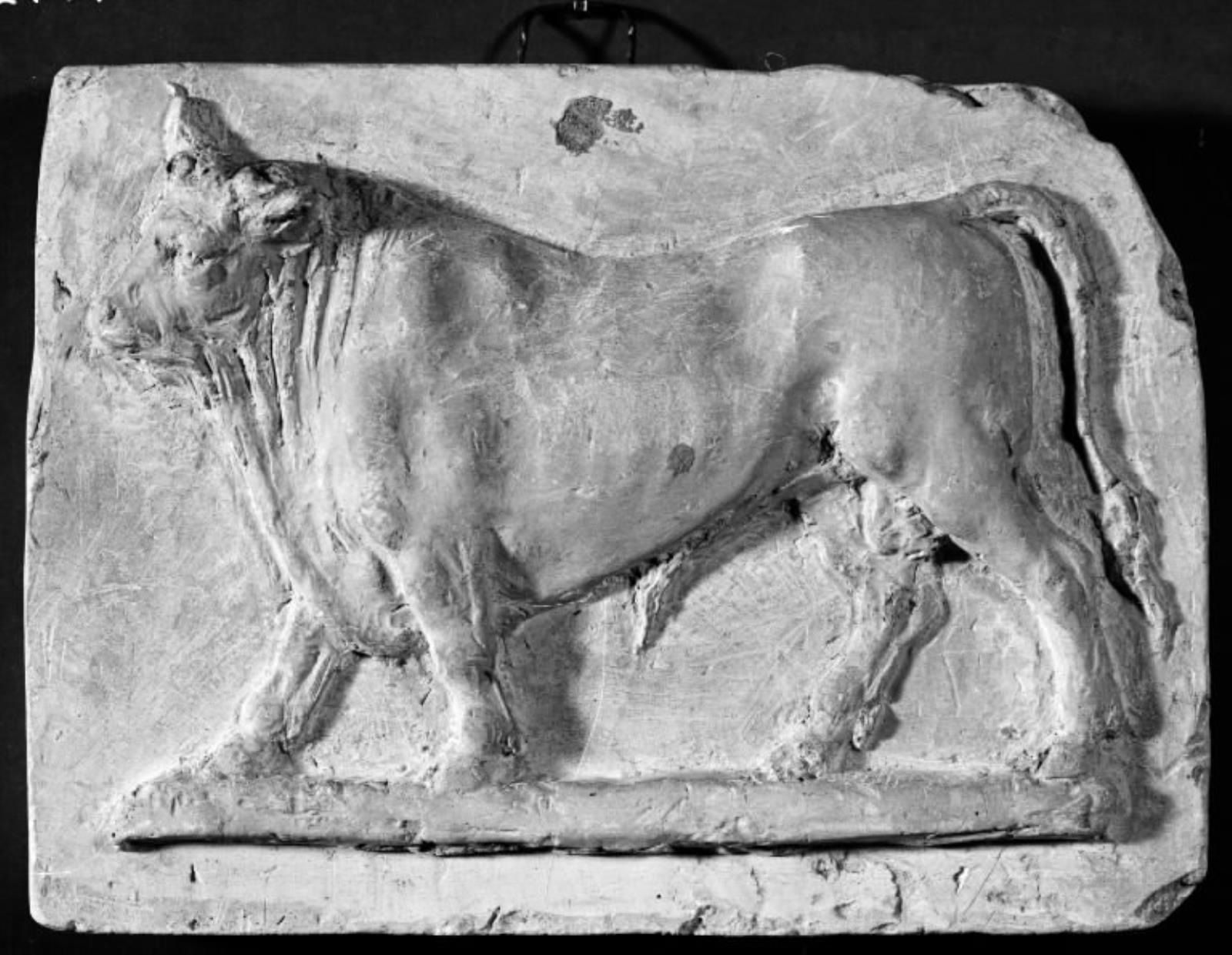 Stående okse. Evangelisten Lukas' symbol