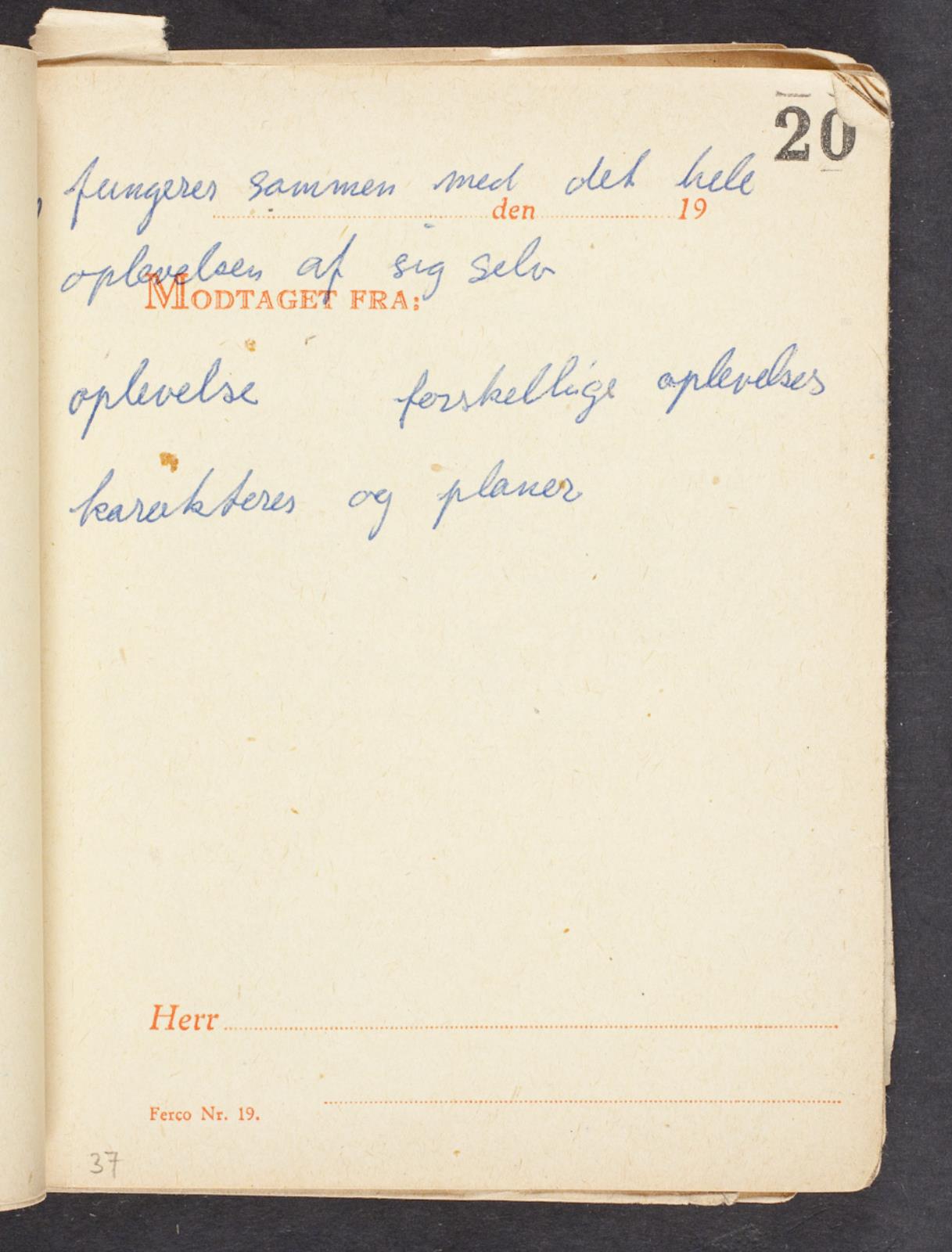 Noter, Bjørn Nørgaard, 1965-1967
