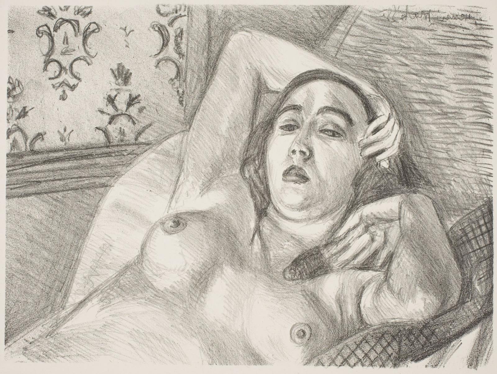 Model, som hviler sig, Henri Matisse, 1925