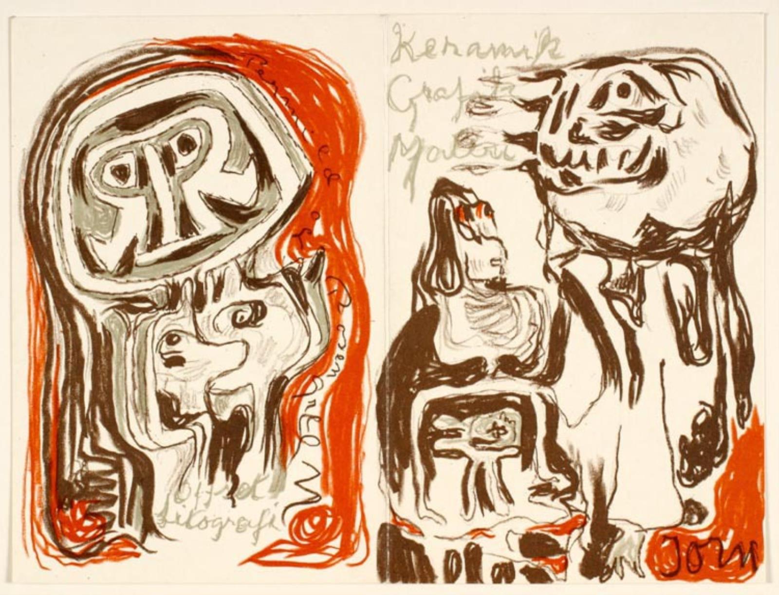 Uden titel, Asger Jorn, 1953