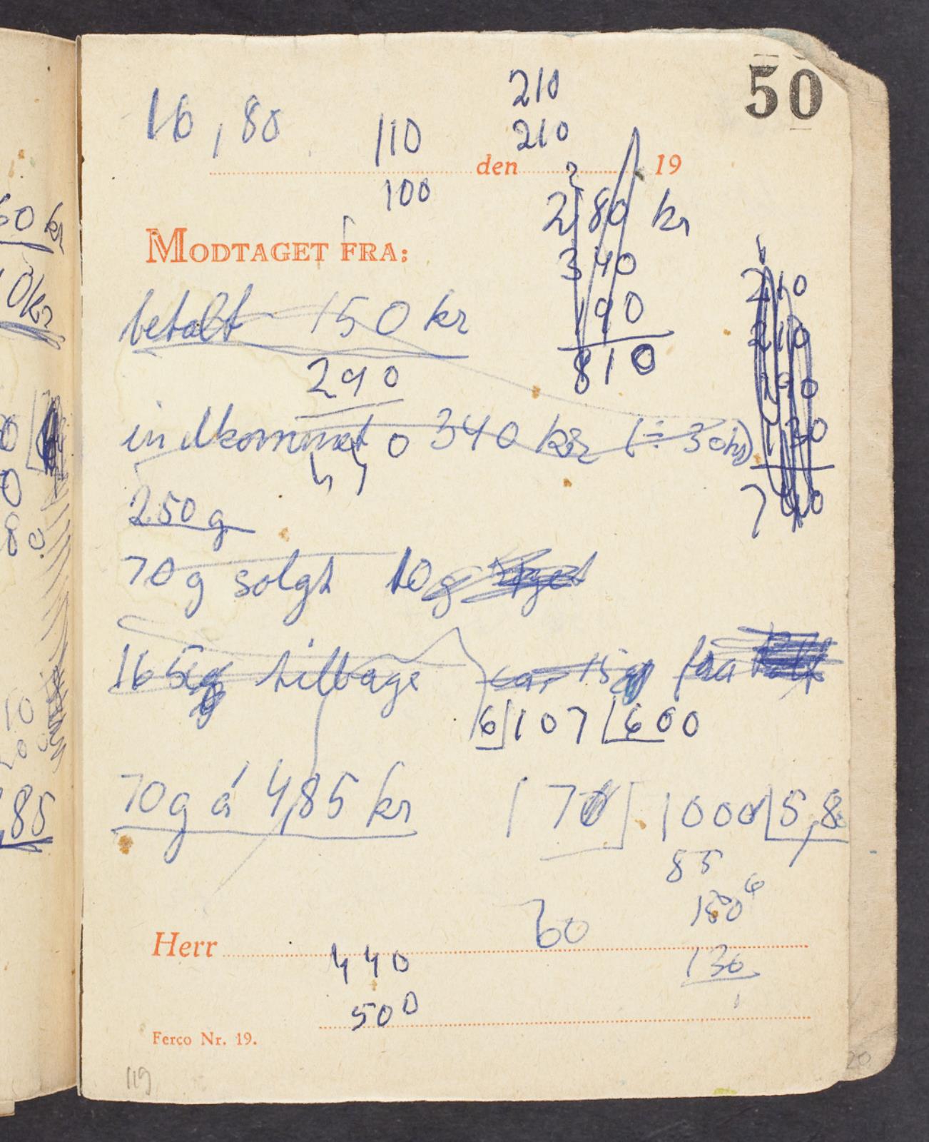 Udregninger, Bjørn Nørgaard, 1965-1967