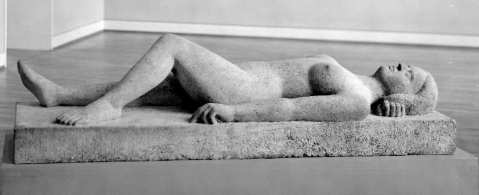 Liggende nøgen kvinde, August Keil, 1937-1938