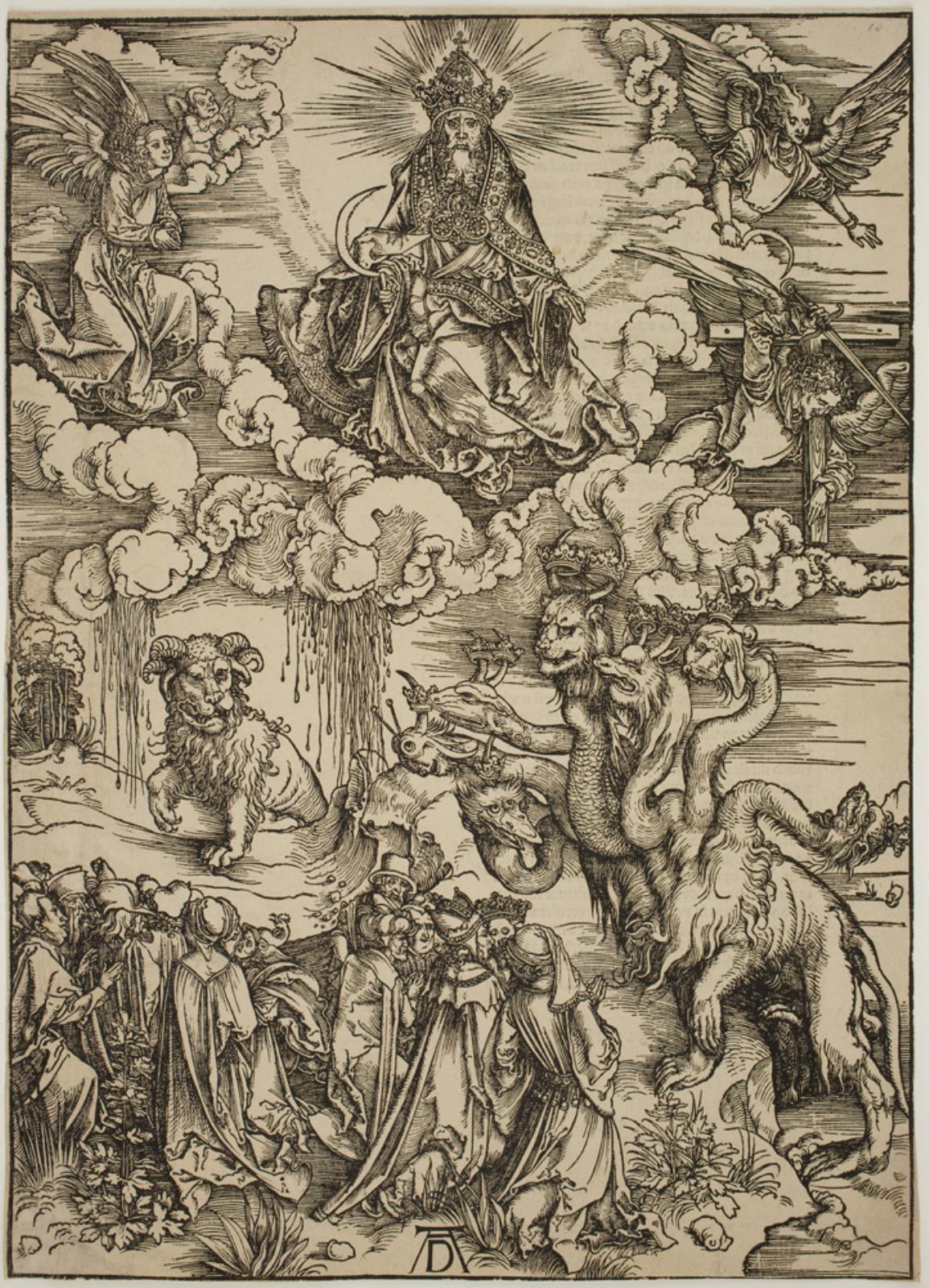 Dyret med to horn som et lam