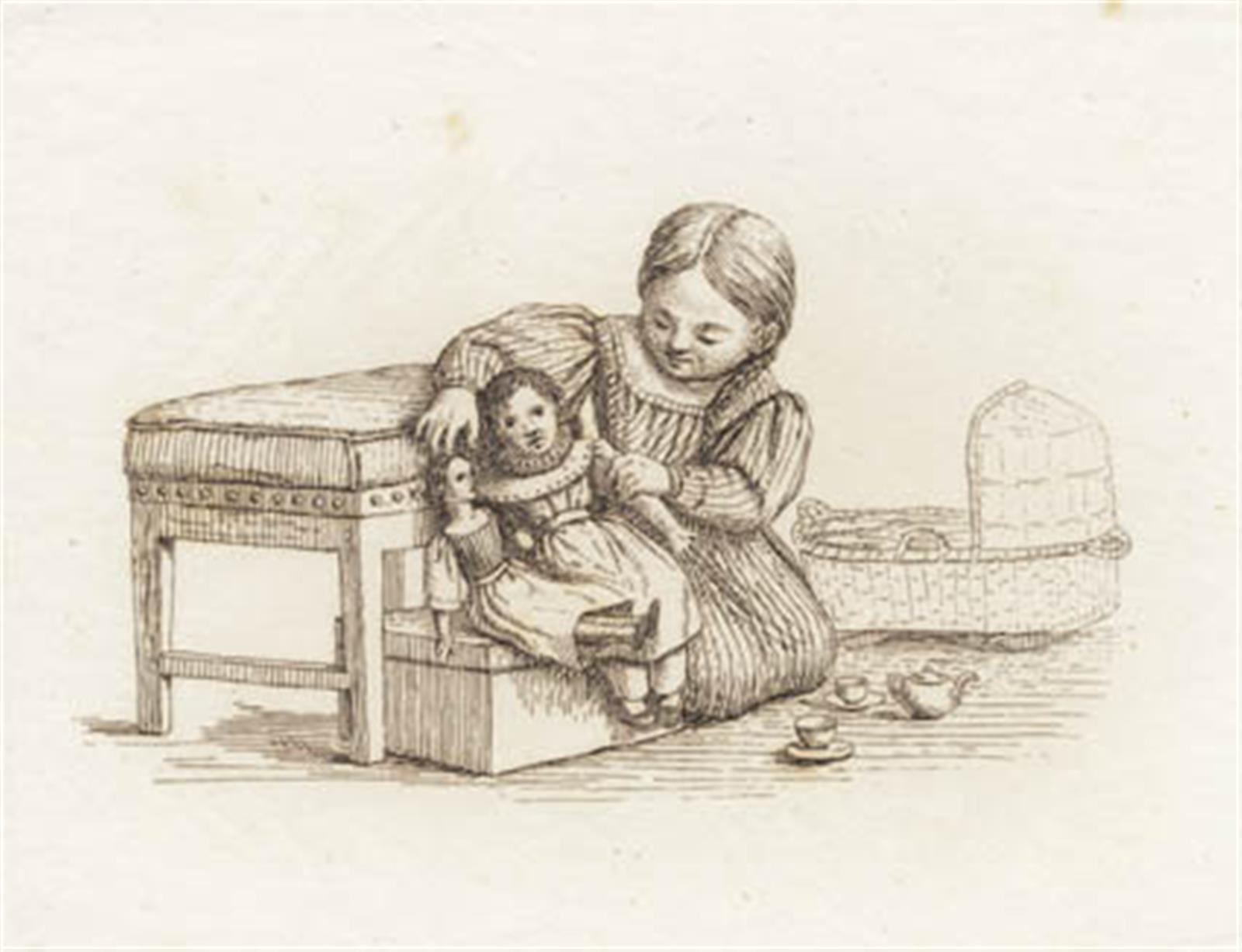 Illustration til "Halvhundrede Fabler for Børn" af Hey